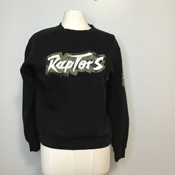Mitchell & Ness Raptors Jurassic Park Crew Neck Sweatshirt Size S - Picture 1 of 11